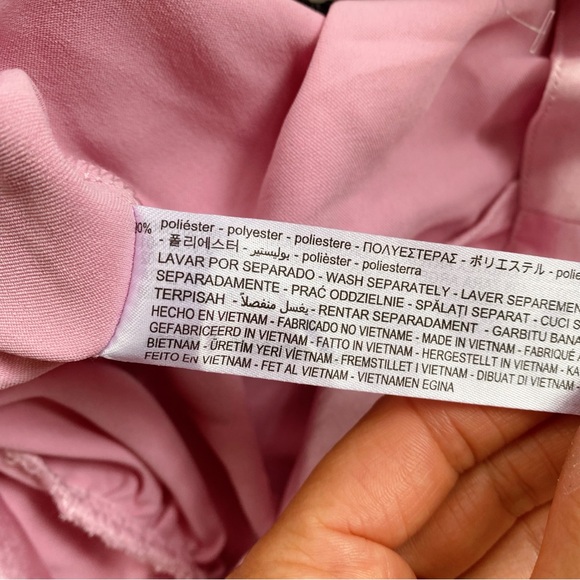 💕 ZARA PINK SATIN SIDE RUCHED SLIT MIDI SKIRT! - Picture 15 of 16